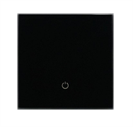 Сенсорный беспроводной выключатель одна зона освещения 9005 Black Classic Сенсорный беспроводной выключатель одна зона освещения 9005 Black Classic