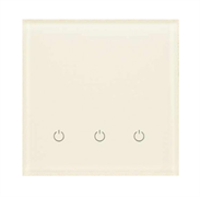 Сенсорный беспроводной выключатель три зоны освещения 1013 White Pearl Сенсорный беспроводной выключатель три зоны освещения 1013 White Pearl