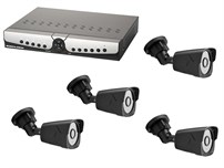 Комплект видеонаблюдения HD-SDI 2MP (видеорегистратор без жесткого диска + 4 камеры)