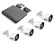 Комплект аналогового видеонаблюдения (видеорегистратор без жесткого диска + 4 камеры) - фото 2452